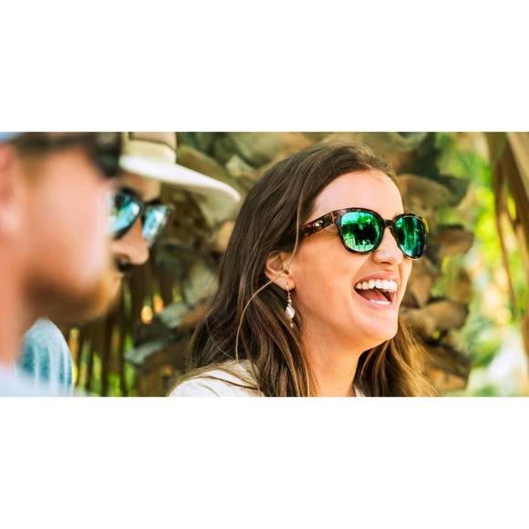 NEW COSTA DEL MAR salina polarized sunglasses 9051 - 04 - 53 in coral tortoise/g - Picture 6 of 6